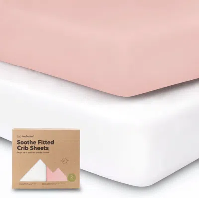 Keababies Soothe Fitted Crib Sheet In Rose