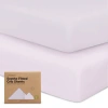 Keababies Soothe Fitted Crib Sheet In Thistle