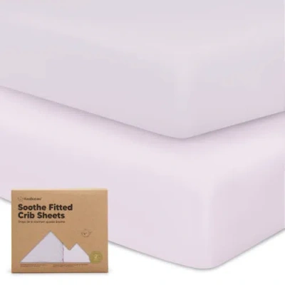 Keababies Soothe Fitted Crib Sheet In Thistle