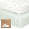 Keababies Soothe Fitted Crib Sheet In Tropic Oasis