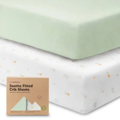 Keababies Soothe Fitted Crib Sheet In Wildflowers