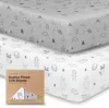 Keababies Soothe Fitted Crib Sheet In Multi