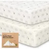 Keababies Soothe Fitted Mini Crib Sheet In Neutral