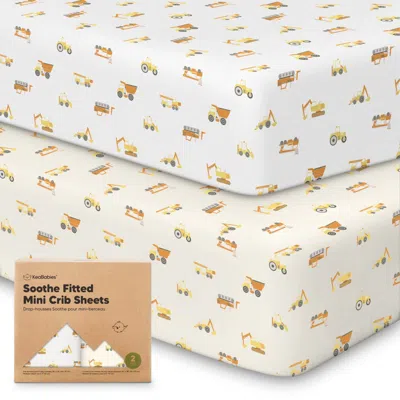 Keababies Soothe Fitted Mini Crib Sheet In Multi