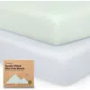 Keababies Soothe Fitted Mini Crib Sheet In Cove