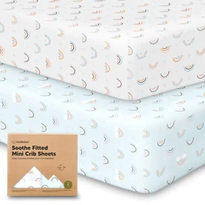 Keababies Soothe Fitted Mini Crib Sheet In Multi