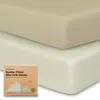 Keababies Soothe Fitted Mini Crib Sheet In Lichen