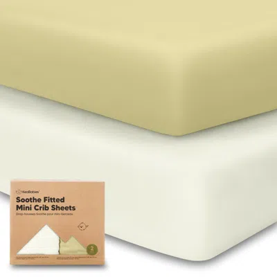 Keababies Soothe Fitted Mini Crib Sheet In Multi