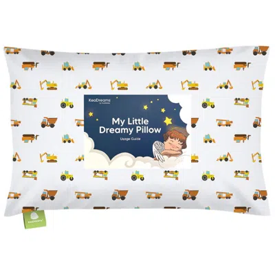 Keababies Toddler Pillow With Pillowcase In Construction
