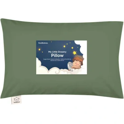 Keababies Toddler Pillow With Pillowcase In Green