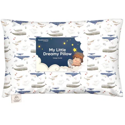 Keababies Toddler Pillow With Pillowcase In Marine
