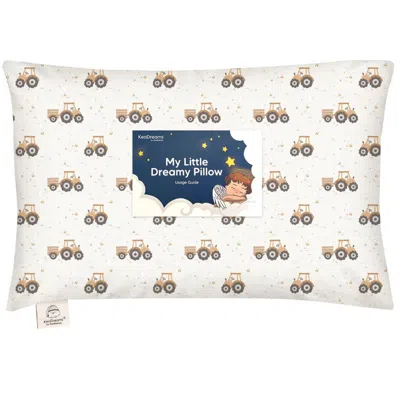 Keababies Toddler Pillow With Pillowcase In Tractor