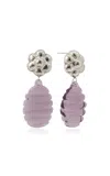 Keane Flower Glass Drop Earrings