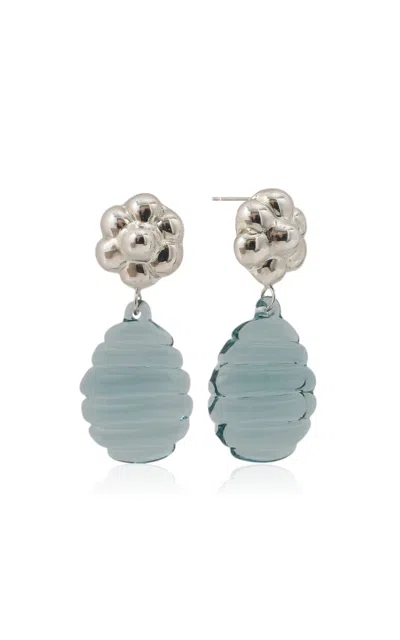 Keane Flower Glass Drop Earrings
