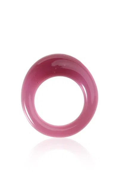 Keane Glass Ring In Purple