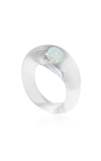 Keane Rock Gilson Opal Ring In White