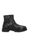 Keb Woman Ankle Boots Black Size 7 Leather In Black