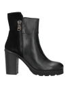 Keb Woman Ankle Boots Black Size 7 Leather In Black