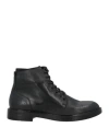 Kebo Man Ankle Boots Black Size 9 Leather In Black