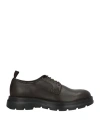 Kebo Man Lace-up Shoes Dark Brown Size 10 Leather In Brown