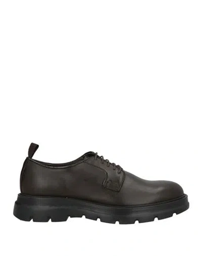 Kebo Man Lace-up Shoes Dark Brown Size 10 Leather