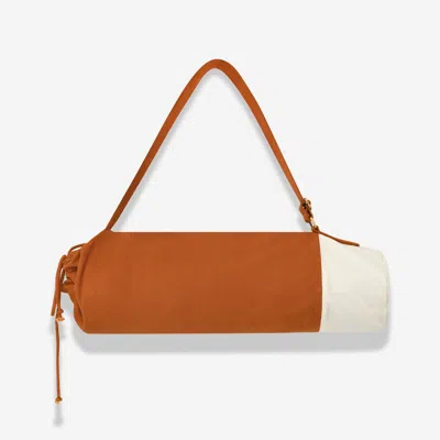 Kedgeree Design Women's Cotton Yoga Bag With Adjustable Strap - Brown