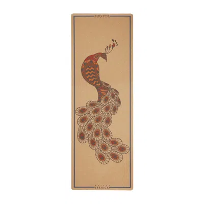 Kedgeree Design Women's The Luxe Peacock Cork Yoga Mat