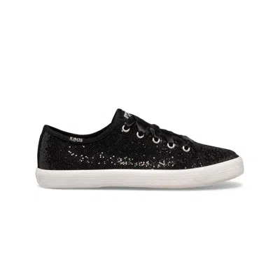 Keds Big Kids Kickstart Celebrations Canvas Sneakers In Black