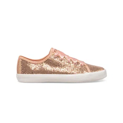 Keds Big Kids Kickstart Celebrations Canvas Sneakers In Gold