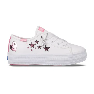 Keds Big Kids Triple Up Star Lace-up Canvas Sneakers In Multi