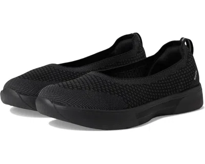 Keds Blisswalk Skimmer Black Knit Slip-on Flat Shoes Rhs7839 In Orange