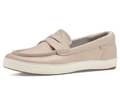 Keds Center Iii Loafers Women's Flat Shoes Champagne Suede: 10 B - Medium In Silver