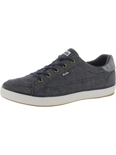 Keds Center Iii Womens Denim Lace-up Casual And Fashion Sneakers In Multi