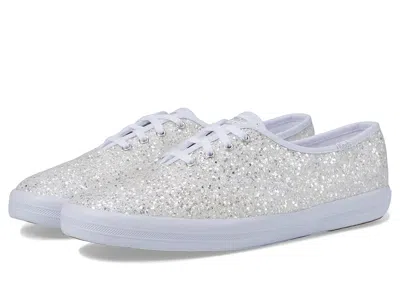 Keds Champion Glitter Lace Up In Neutral