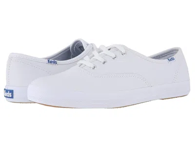 Keds Champion Leather Lace Up In White