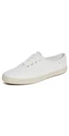 Keds Champion Leather Tone Sneaker Snow White