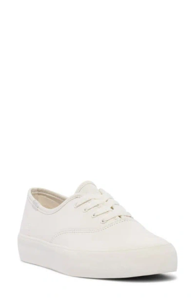 Keds Champion Platform Trainer In White Leathe