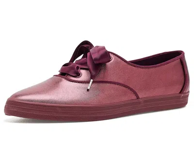Keds Champion Point Low Wave Lace-up Women's Shoes Burgundy Ballet Leather: 8 B - Medium