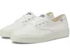 Keds Champion Sneakers Women's White Canvas Low Top Lifestyle Shoes Gal234 In White