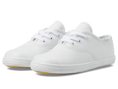 Keds Champion Toe Cap (little Kid/toddler) Girls Shoes White : 8.5 Toddler M
