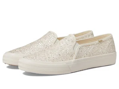 Keds Double Decker Glitter In White