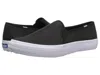 Keds Double Decker Slip On In Black