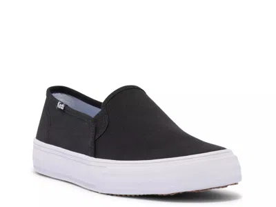 Keds Double Decker Slipon Sneaker In Black