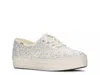 Keds Fashion Sneakers Women's Cream Glitter Low Top Platform Shoes Gal1527 In Multi
