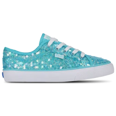 Keds Kids' Girls   Jumpkick Sequins In White/blue Sequins
