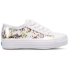 Keds Girls   Triple Up Glitter Under Glass In White