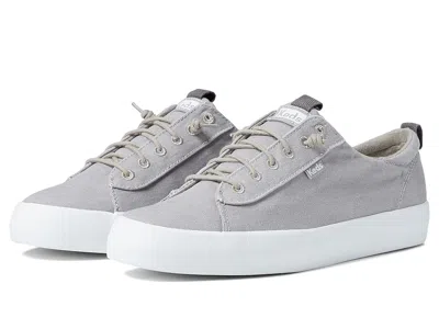 Keds Kickback Canvas Slip On In Gray