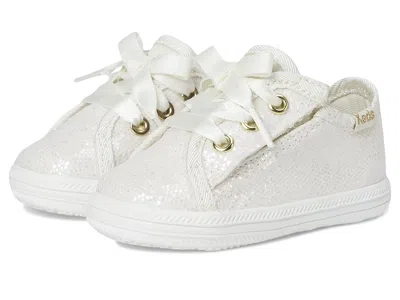 Keds Kids' Kickstart Celebrations (infant/toddler) Girls Shoes Ivory Sparkle : 3 Infant M, Synthetic