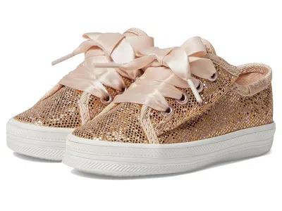 Keds Kickstart Jr. Celebrations (toddler/little Kid) Girls Shoes Rose Gold Sparkle : 6 Toddler M, Synthet In Multi