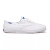 Keds Kid Big Kids Champion Originals Lace Up Canvas Sneakers In White